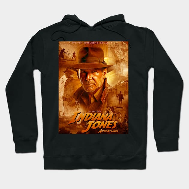 Indiana Jones Hoodie by SAN ART STUDIO 